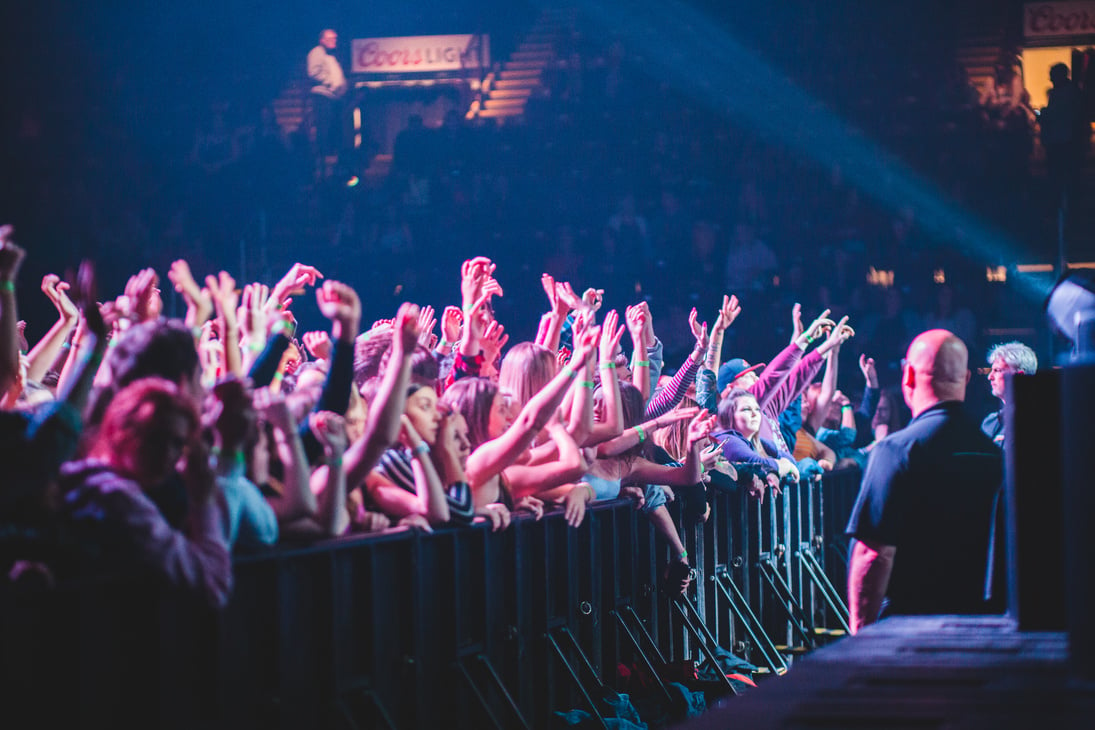 Group of People Watching Live Performance